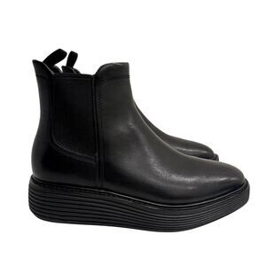 Cole Haan Women's Size 7 OrginalGrand Platform Waterproof Black Chelsea Boot